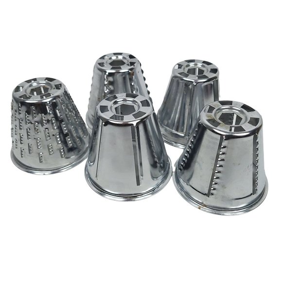 Vintage Wear Ever Food Processor Shredder Replacement Cones 1A 2A 3A 4A 5A Lot 5 - Picture 3 of 16